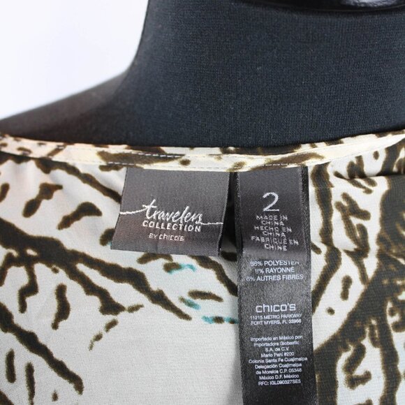 Chico's Travelers Sheer Open Front Cardiga… - Picture 5 of 7